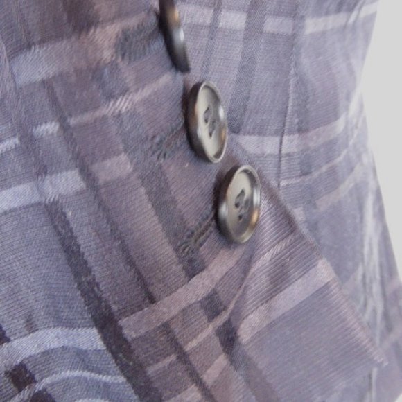 Emporio Giorgio Armani navy blazer 4 i38 tonal stripe made in Italy